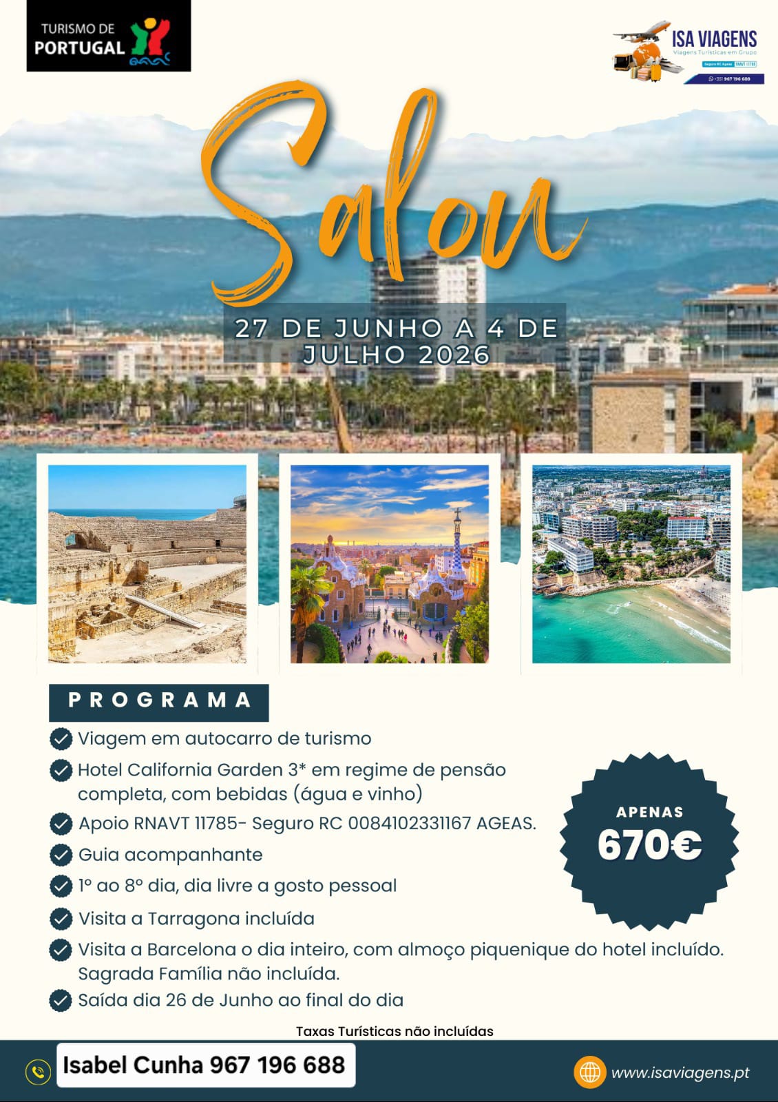 Ferias de verão em Salou