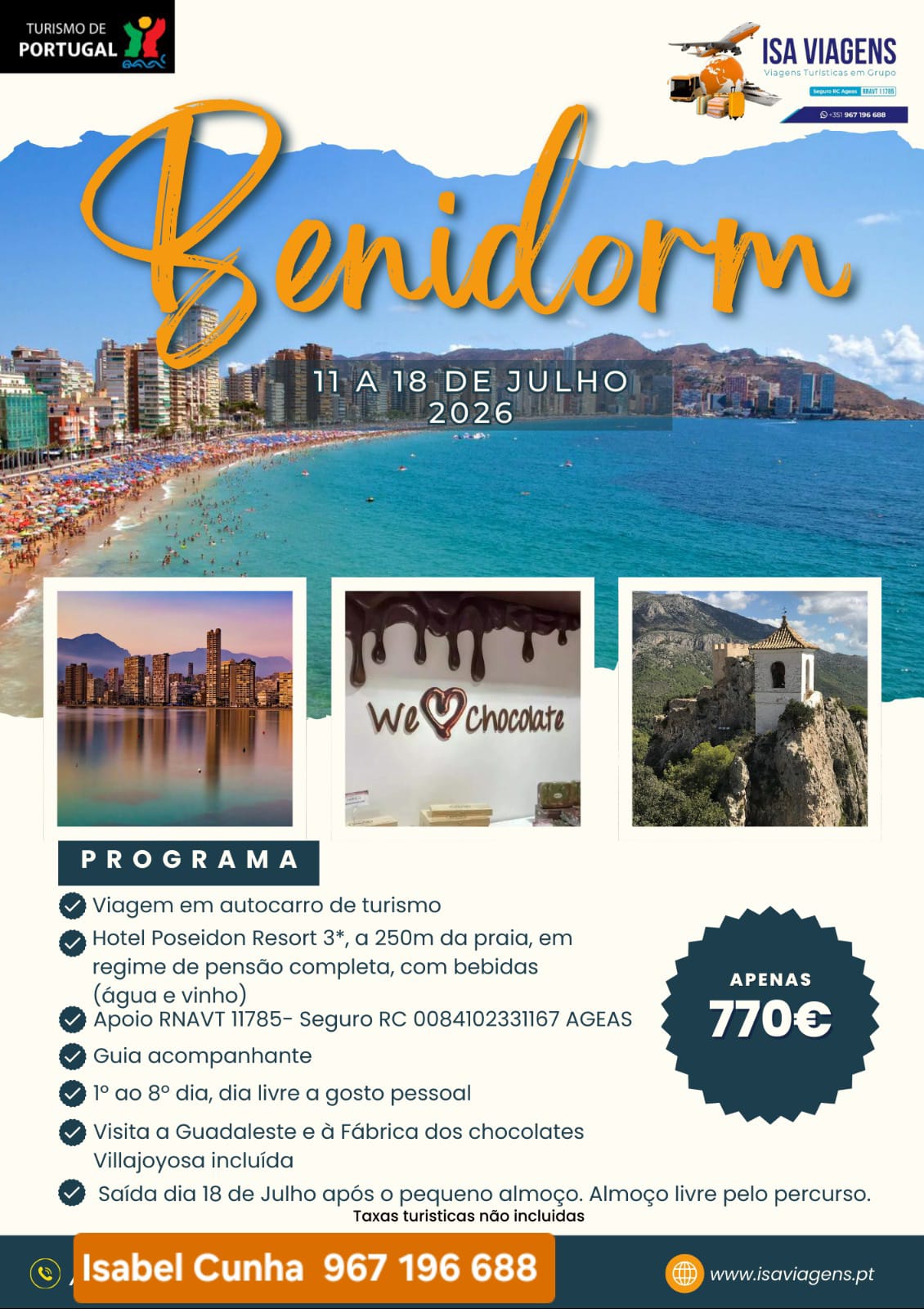 Ferias de verão em Benidorm