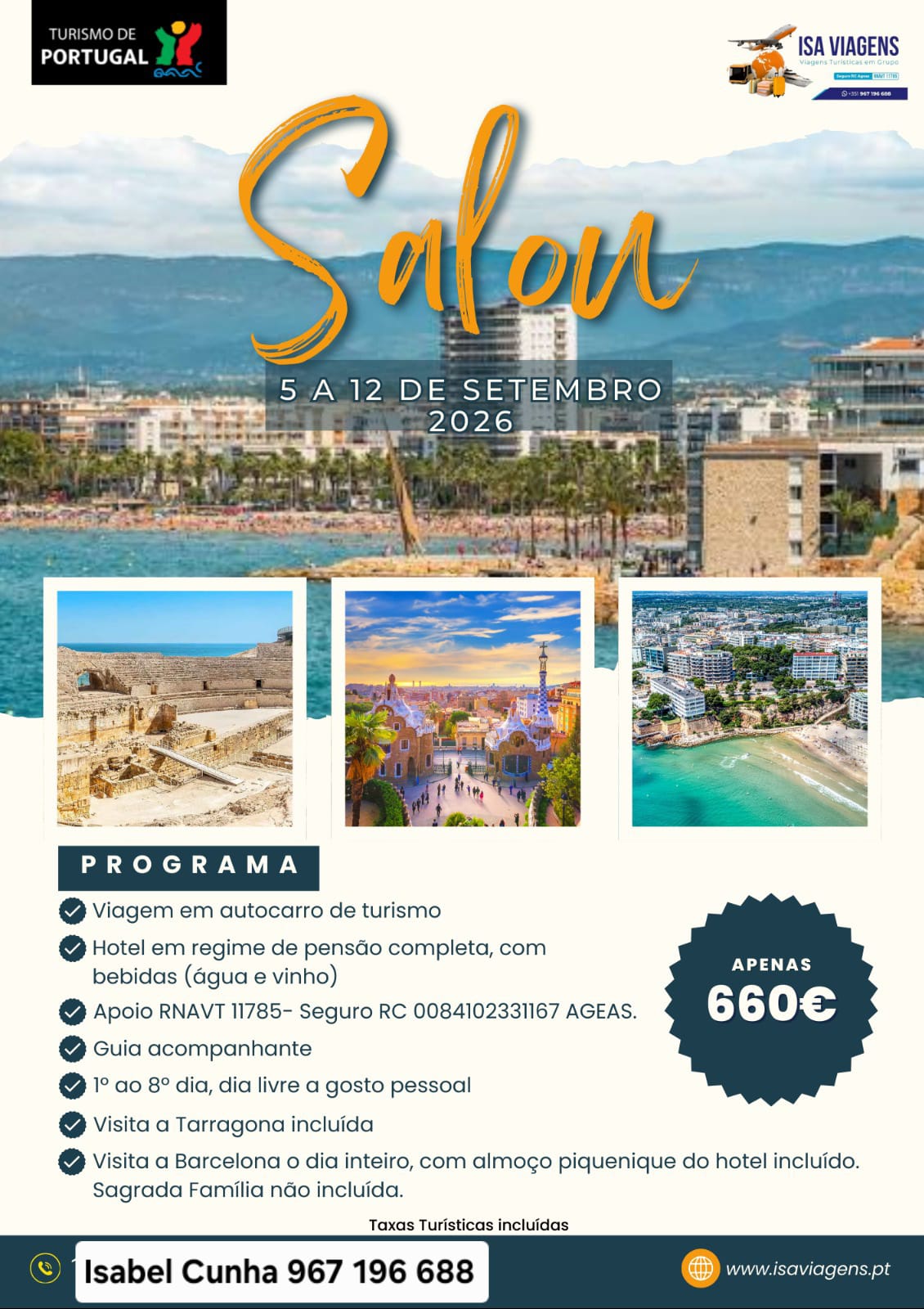 Ferias de verão em Salou